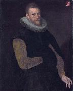 Cornelis Ketel Portrait of Jacob Cornelisz Banjaert Sweden oil painting artist
